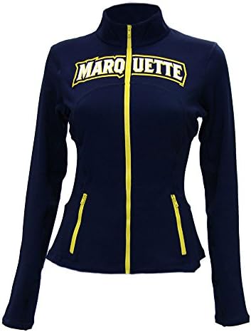 Marquette Golden Eagles NCAA Twin Vision Activewear Women's Yoga Track Jacket (X-Large)
