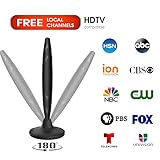 Digital Livewave TV Antenna for Indoor - HDTV Antenna with Amplifier Signal Booster for 4K HD Local Channels with Coaxial Cable Ultra High Definition TVs,Amplified 120 Mile Range Ultra 4K TV Antennas