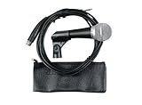Shure PG48-QTR Cardioid Dynamic Vocal Microphone with On-Off Switch includes 15' XLR to 1/4