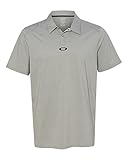 Oakley Mens 432952 Newlyn Golf Shirt, Stone Gray - L