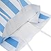 Ronvir 25pcs Blue Gift Bags 5.25x3.25x8 Inches Small Striped Bag Recyled Paper Bags For Baby Shower, Goodie, Birthday, Business, Shopping, Halloween, Christmas