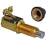 12v-15amp-Momentary-Pushbutton-Horn-Brass-Switch-Wcap-for-Boat-Rv-Five-Oceans