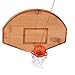 Tiki Toss Basketball and Hoop Swing Game Free Toss- Be The First to Swing A Basket 100% Bamboo Party Game (All Parts Included)