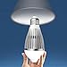 QPAU E27 5W Infrared Motion Light Bulb, Warm White