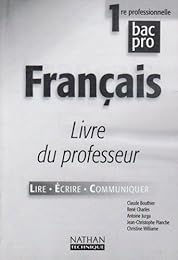 Français, 1re professionnelle