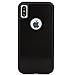 CloudValley iPhone X Case/iPhone Xs Case, Anti Gravity Phone Case Magical Nano Can Stick to Glass, Whiteboards, Tile and Smooth Flat Surfaces for Apple iPhone Xs 5.8 (2018) & iPhone X (2017) [Black]