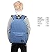 Hynes Eagle Casual Basic Backpack Simple School Bag Blue