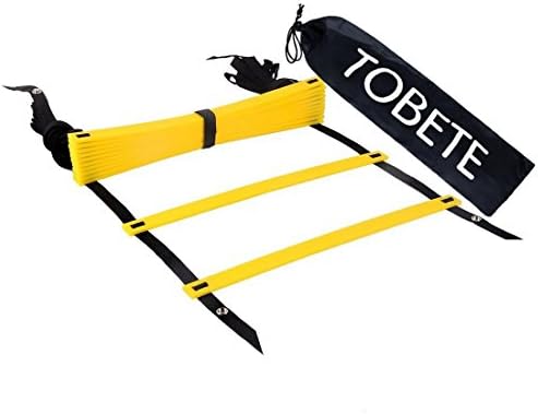Tobete Agility Ladder Durable Agility Ladder BONUS Black Carry Case Sport Tool