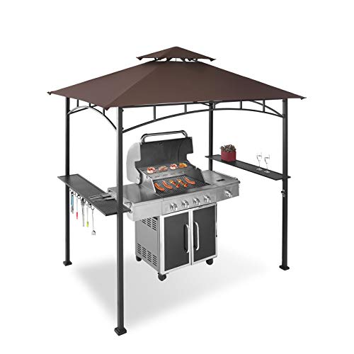 FAB BASED 8x5 Grill Gazebo Canopy for Patio Outdoor BBQ Gazebo with