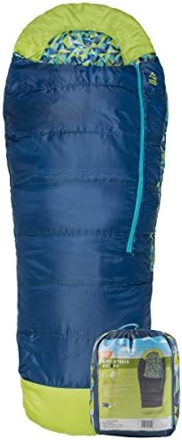 Red Cloud Kid's Sleeping Bag; Great for Camping, Hiking, and Backpacking; Hooded Sleeping Bag; Kid's Mummy Sleeping Bag; Blue; Stuff Sack Included; Company Based in the United States