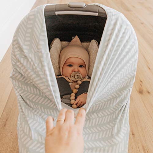 Simka Rose Car Seat Canopy Nursing Cover 6 in 1 Multi Use Cover