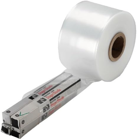 1 Roll - 2" x 2000 ft. x 1.5 Mil Clear Poly Tubing