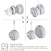 KIWI design Outlet Wall Mount Holder Compatible with Home Mini by Google (1st Gen), A Space-Saving Accessories Case for Home Mini by Google (Gray, 2 Packs)