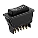 uxcell Car Vehicle Black Plastic Momentary 5 Pins Power Window Master Switch