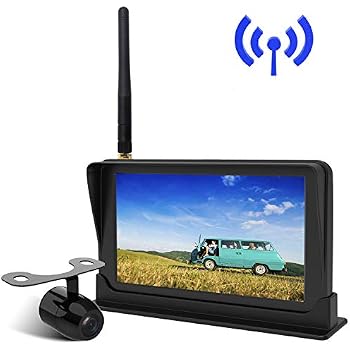 Peizeen Wireless Backup Camera With 43 Lcd Screen Hd Rear View Camera Kit Waterproof Reverse Cam Parking Lines For Cars Minivans Suvminibusmn01
