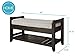 Lifestyle Turino Storage Bench, Gray