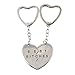 Charms Best Bitches Keychain,Best Friend KeyRing,BFF Keychain,Split Heart Key Ring, Best Friend Forever Love Jewelry Christams Gift,Best Bitches Love Silver