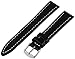 Hadley-Roma Men's 18mm Leather Watch Strap, Color:Black (Model: MSM894RA-180)