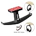 Headphone Stand Headset Holder ，FIDEA 360°Rotated bee Under Desk Dual Aluminum Headphone Hook Mount with Built-in Cord Management for All Headphones Size (Black)
