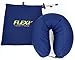 Flexi The Original 4-in-1 Convertible Travel Pillow for Side, Stomach and Back Sleepers. Lumbar Support. Features Adjustable Strap and Travel Bag. Four Colors. Washable. (Navy)