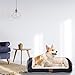 EMME Orthopedic Dog Beds 27/36/44/50 inches for Small, Medium and Large Dogs & Cats Removable Cover Dog Sofa Bed Ultra Plush Deluxe Dog Couch Pet Bed (Navy, Large)thumb 4