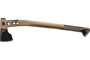 Gerber Gear Bushcraft Axe - Camping Survival Bushcraft Axe with Sheath - Features Hammerhead & Water-Resistant Compartments - Made in USA - Coyote Brown