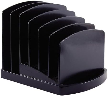 Wholesale CASE of 10 - Officemate 2200 Series 6 Compart. Incline Sorter-Incline Sorter, 6 Compartments, 7-1/2"x7-1/2"x6-3/8", BK