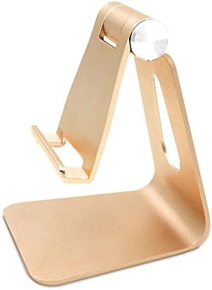 Aplenta Cell Phone Stand Multi-Angle Desktop Holder for all Android Smartphone,iPhone 6 6s 7 Plus 5 5s charging, and some Mini Tablet-Gold