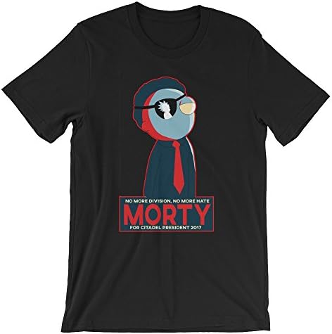 Rick and Morty Shirt - Evil Morty Shirt - Season 3 Episode 7 (Medium, Black)