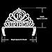 DcZeRong Sweet Girls 16th Birthday Tiaras Crown Princess Girls 16 Birthday Crowns Crystal Tiara