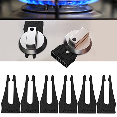 Gas Stove Baby Proof Knobs Locks (6 Pack), Aukfa Child Proofing Oven