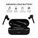 LanC Wireless Earbuds，Deep Bass Stereo Sound Bluetooth Headphones，Bluetooth 5.0，Noise Cancelling， 6 Hour Playtime，One-Step Pairing，Built-in Mic and Smart Touch Controlthumb 1