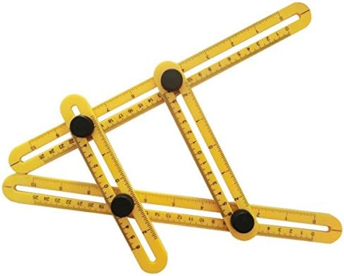 Angleizer Template Tool by Instant Angles- Multi-Angle Ruler, Measures All Angles, Angle-izer Template Tool for Handymen, Builders, &amp; Craftsmen