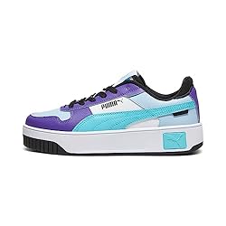 PUMA Carina Street Sneaker, Silver Sky-Team Aqua