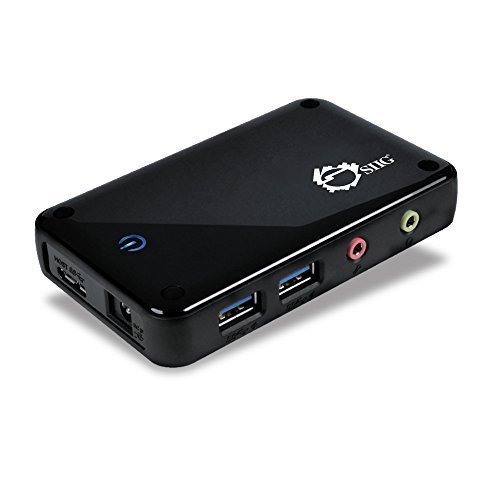 SIIG Portable USB 3.0 Dual Video Docking Station Adds HDMI or VGA Video Output, 2 USB 3.0 Ports