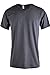 TL Men Casual Basic Short Sleeve Tri-Blend / 100% Cotton V-Neck T Shirt RVNECK Navy XL