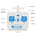 RCtown FPV Drone with Wifi Camera Live Video Headless Mode 2.4GHz 4 Chanel 6 Axis Gyro RTF MJX X400W RC Quadcopter, Compatible with 3D VR Headset (blue)