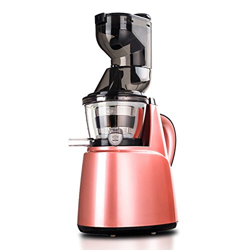 SL&VE Big mouth whole masticating juicer extractor, Multifunctional slow masticating juicer, 90mm-big mouth-pink