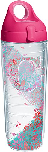 Tervis 1240169 Initial-C Botanical Insulated Tumbler with Wr