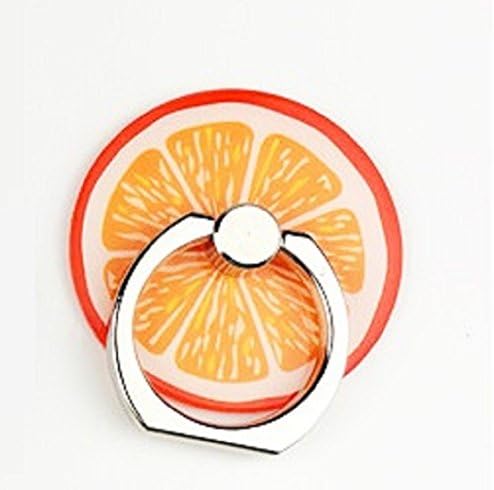 C-Labo Universal Ring Grip / Stand Holder Mount for any Device [360 Degree] (Orange)