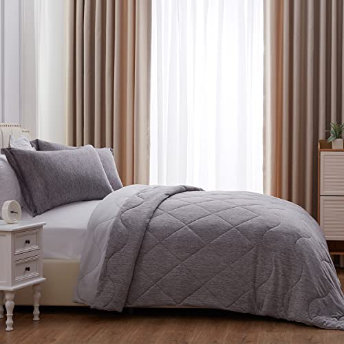 SunStyle Home Warm&Cooling Comforter Set All Season Down Alternative Bed Set Cooling Blanket