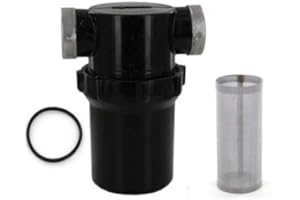 HY-PRO Hypro 3350-0058A Polypropylene Line Strainer with 1700-0092 O-Ring and 3800-0040 Screen 20 Mesh (Bundle, 3 Items)