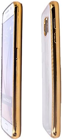 Galaxy Note 5 Case, kiyogoods TPU clear transparent soft case thin color edge plastic Protective carrrying Case for Samsung Galaxy Note 5 (gold)