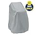 Patio Chair Cover Highback Durable Waterproof Outdoor Bar Stool Cover Stairs Cover Out Furniture Cover Stackable Chairs Cover(L27.5 x D27.5 x H49.2 inch, 1 Pack)