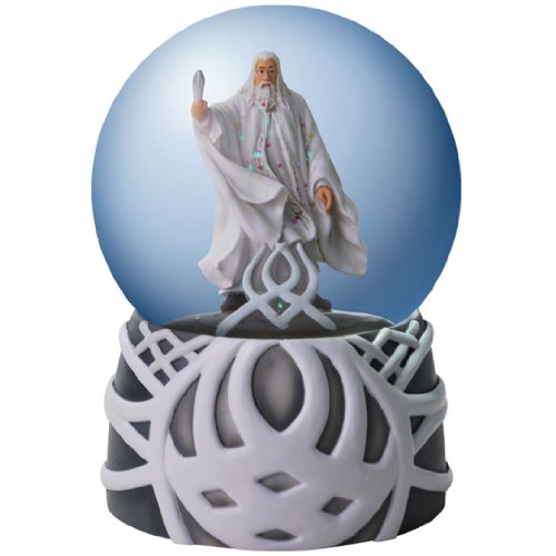 Westland Giftware Light-Up Water Globe Figurine, 100mm, Lord of The Rings Gandalf