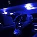 Partsam LED Interior Package Light Kits Replacement for BMW E46 Sedan Wagon Coupe 1999-2005 - 7 Pieces/Blue