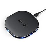 Anker 10W Wireless Charger, Qi-Certified Wireless Charging Pad, PowerPort Wireless 10 Compatible iPhone XS MAX/XR/XS/X/8/8 Plus, 10W Fast-Charging Galaxy S10/S9/S9+/S8/S8+(No AC Adapter)