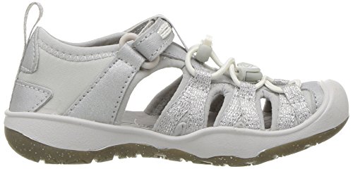 KEEN Baby Moxie Sandal, Silver, 6 M US Toddler