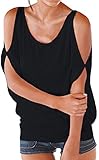 PinupArt Women's Off the Shoulder Shirring Drape Top Xlarge Black