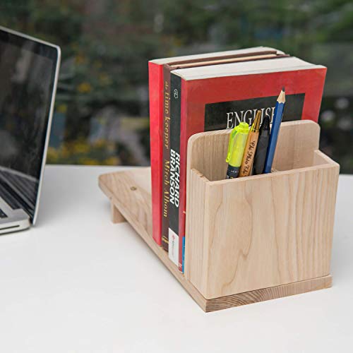 Handmade Wood Bookends, Book Ends Rack, Non Skid, Book Stand, Small